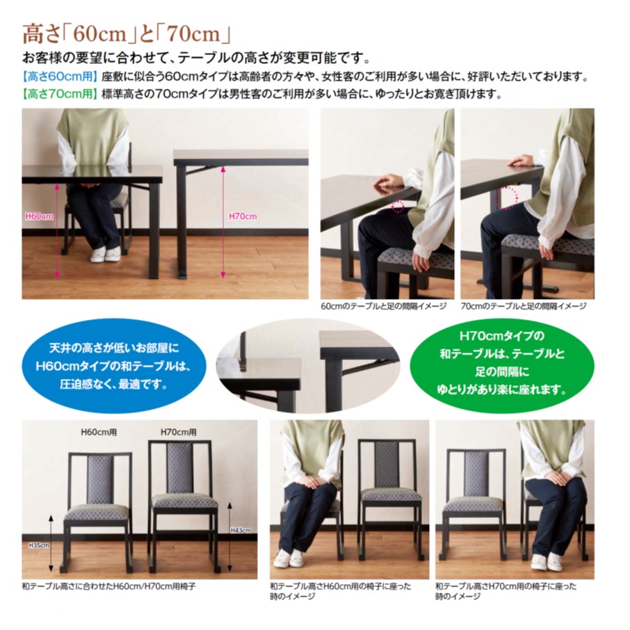 �ڷ��̥����ס۹�����������ơ��֥롡���ޤ�����2������150��60��70H/32.5Hcm����8�ܵӡˡڥ��顼�����٤�3���फ���