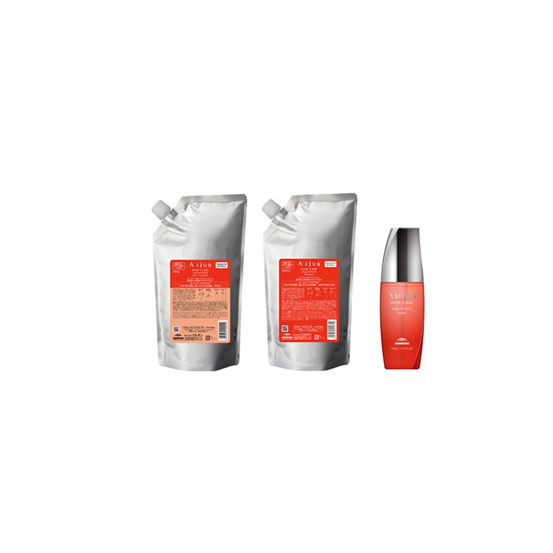 AQUAVEER アクアヴィア】 シャンプー×トリートメント1000セラムセット