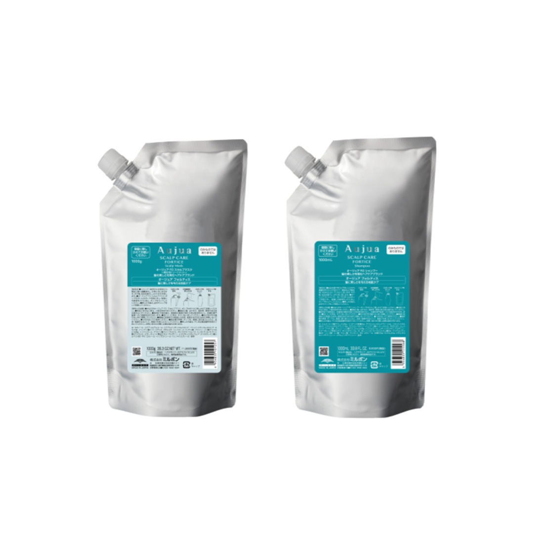 オージュア　フォルティス　シャンプー　スカルプマスク　トリートメントセット ミルボン オージュア フォルティス スカルプマスク 500g