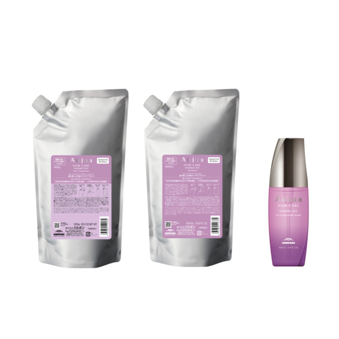 Aujua INMMETRY シャンプー・トリートメント・セラム3点セット Aujua
