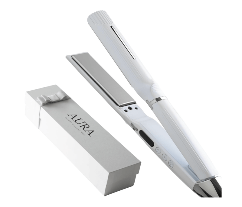 【SALE限定商品】AURA ザ・ワン　ストレートヘアアイロン THE ONE STRAIGHT IRON【WHITE】