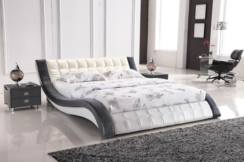 11/20まで最大15％お値引き！条件は要問い合わせ！～高級天然本革使用・高級ベッド