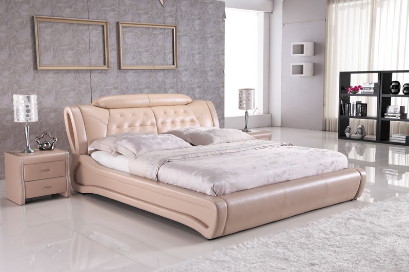 11/20まで最大15％お値引き！条件は要問い合わせ！～高級天然本革使用・高級ベッド