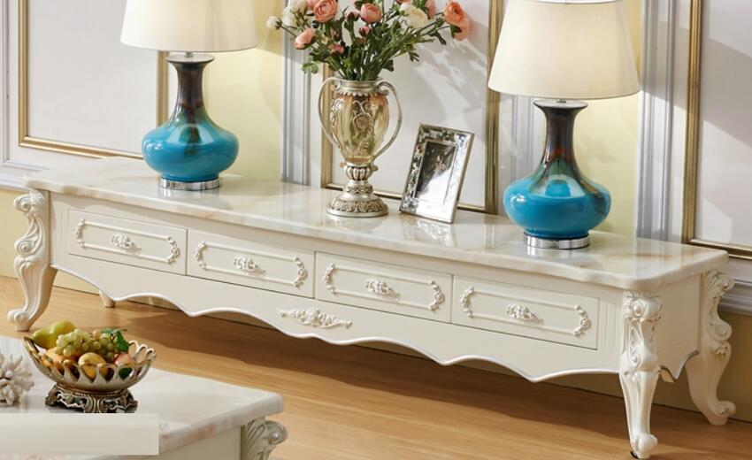 11/20まで最大15％お値引き！条件は要問い合わせ！～姫系ロココ調大理石TVボード