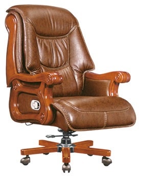 年末特別15％値引！条件は要問い合わせ！～本革リクライニング機能付きプレジデントチェア