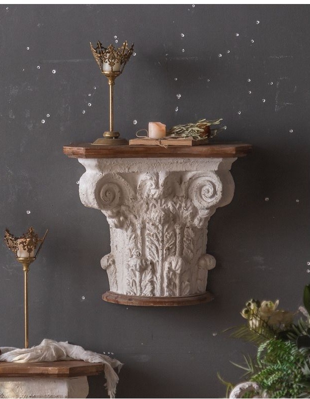 11/20まで最大15％お値引き！条件は要問い合わせ！～アンティーク調壁面装飾台