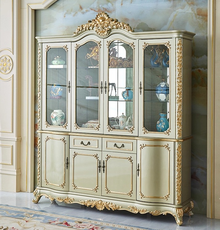 初売り特別15％値引！条件は要問い合わせ！～ロココ調カップボード