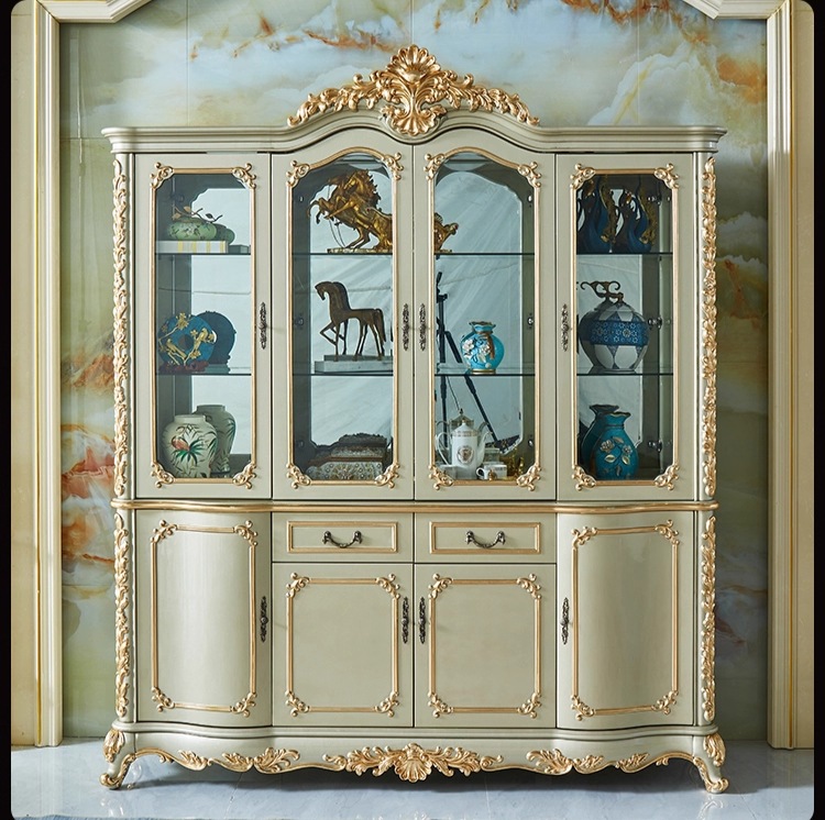 初売り特別15％値引！条件は要問い合わせ！～ロココ調カップボード