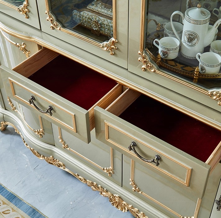 初売り特別15％値引！条件は要問い合わせ！～ロココ調カップボード