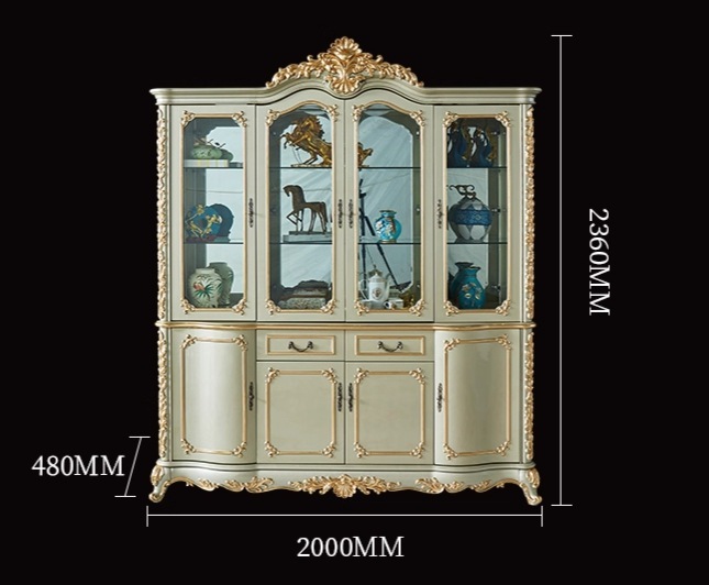 初売り特別15％値引！条件は要問い合わせ！～ロココ調カップボード