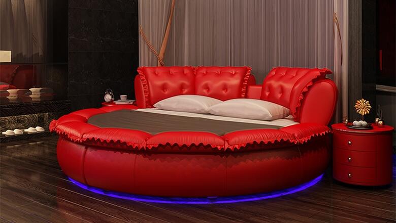 初売り特別15％値引！条件は要問い合わせ！～円形ベッド