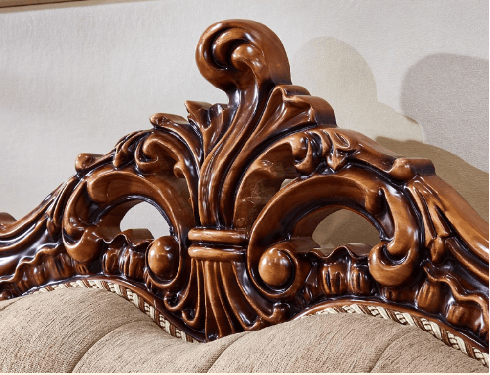 11/20まで最大15%お値引き!条件は要問い合わせ!~ロココ花柄ファブリックソファ