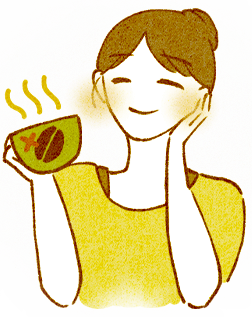 ノンカフェインで刺激を抑えた ほっこり習慣