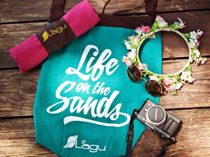 Beach Friendly Ecobag 砂がつかない ビーチフレンドリー エコバッグ