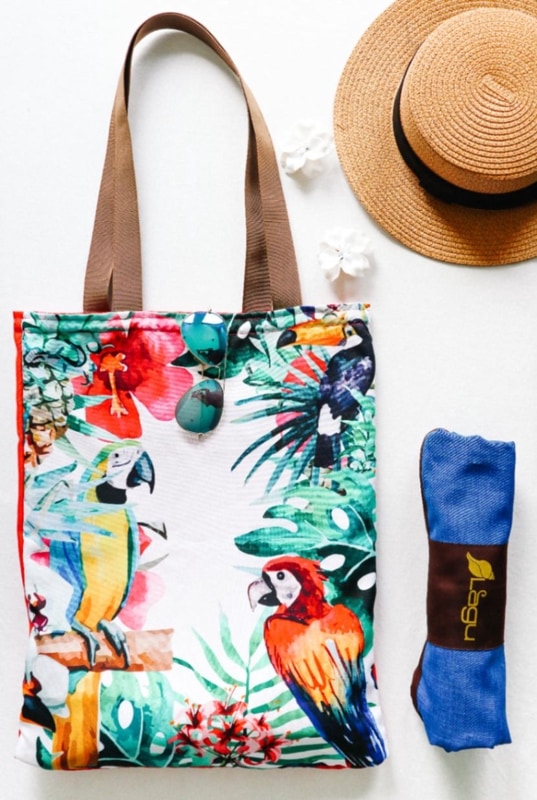 Catalina Beach Friendly 2way Totebag 砂がつかない カタリナ ビーチフレンドリー ２ウェイ トートバッグ