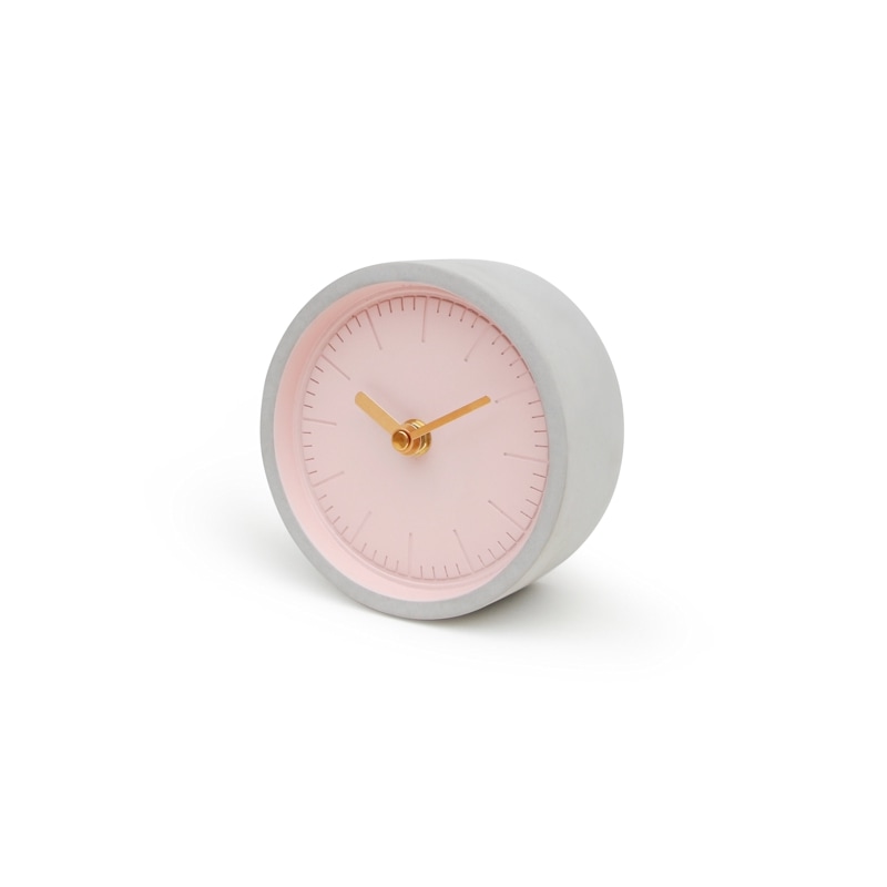 Concrete Clock (ｺﾝｸﾘｰﾄ ｸﾛｯｸ) コンクリート製 モダン 置き時計 