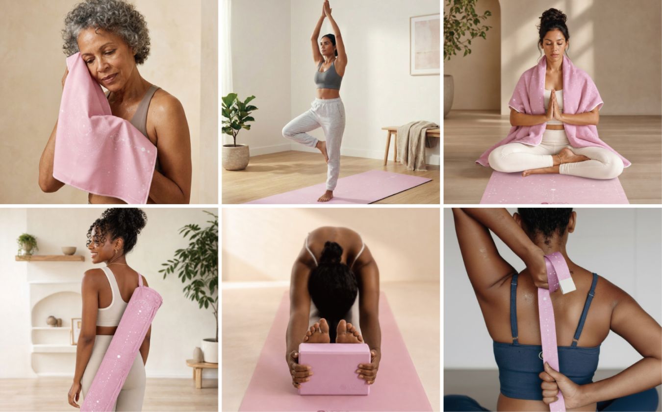 YogaDesignLab Pink Ribbon series ヨガデザインラボ ピンクリボンシリーズ