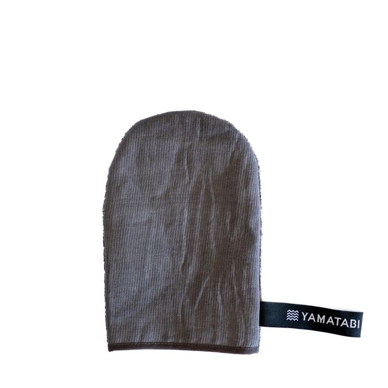 YAMATABI サッパリタオル Mitten（石鹸なし/皮脂汚れ/登山の汗のベタつき除去）