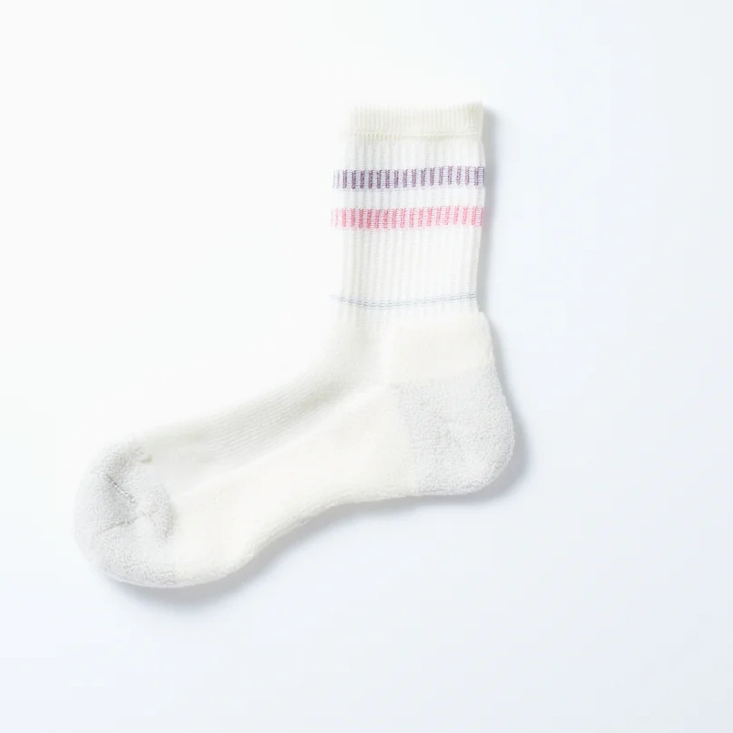 ROTOTO ALLROUNDER ”2 STRIPE MERINO CREW ”/ オールラウンダー 2ストライプ メリノクルー