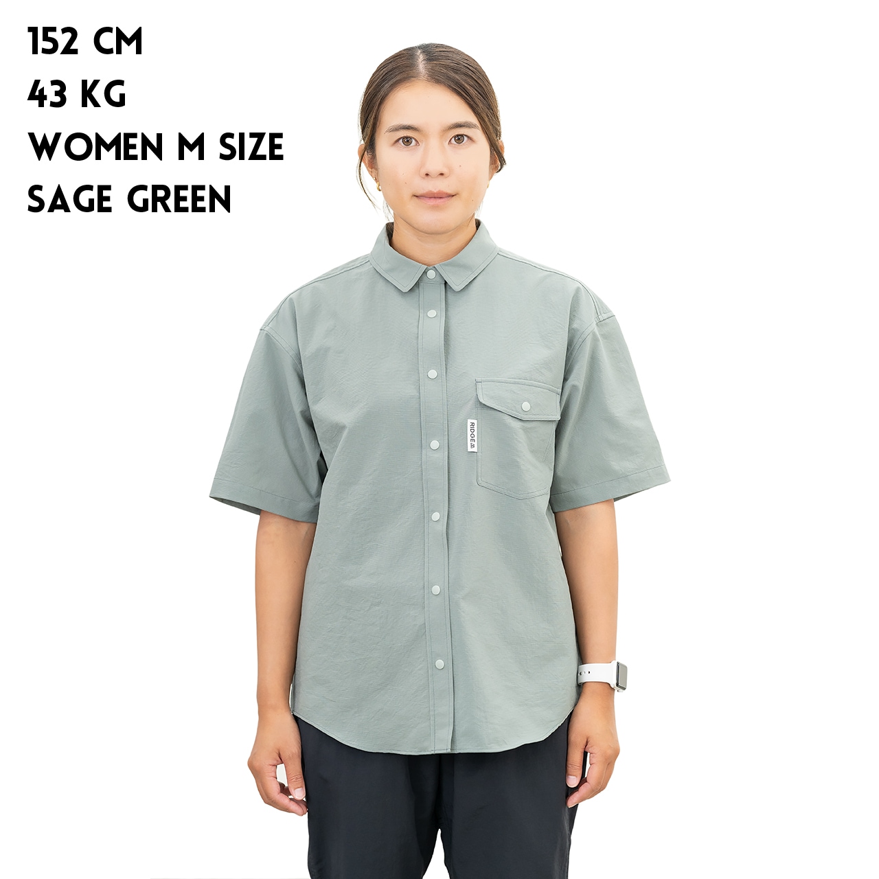 RIDGE MOUNTAIN GEAR Poly Basic Short Sleeve Shirt リッジ