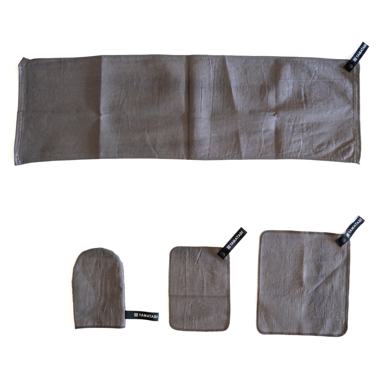 YAMATABI サッパリタオル （石鹸なし/皮脂汚れ/登山の汗のベタつき除去）