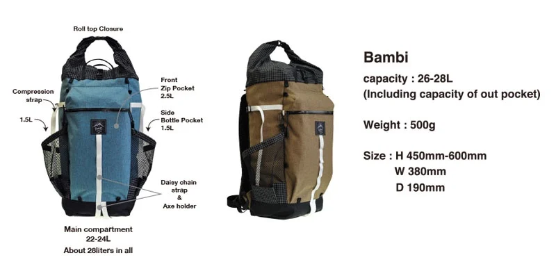 RawLow Mountain Works Bambi / ロウロウマウンテンワークス