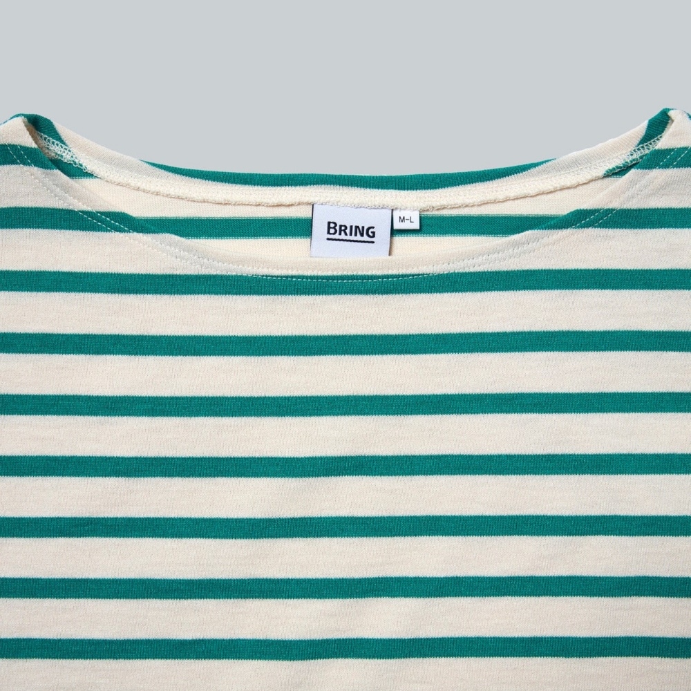 BRING DRYCOTTONY バスクシャツ M-L DRYCOTTONY BASQUE SHIRT （ドライコットニーバスクシャツ