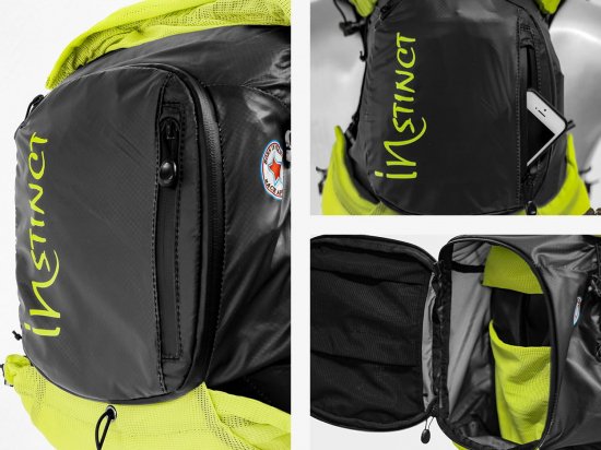ウォーキング・ランニングウェア instinct EKLIPSE 12L Black edition instinct EKLIPSE 12L Black/Lime インスティンクト エクリプス