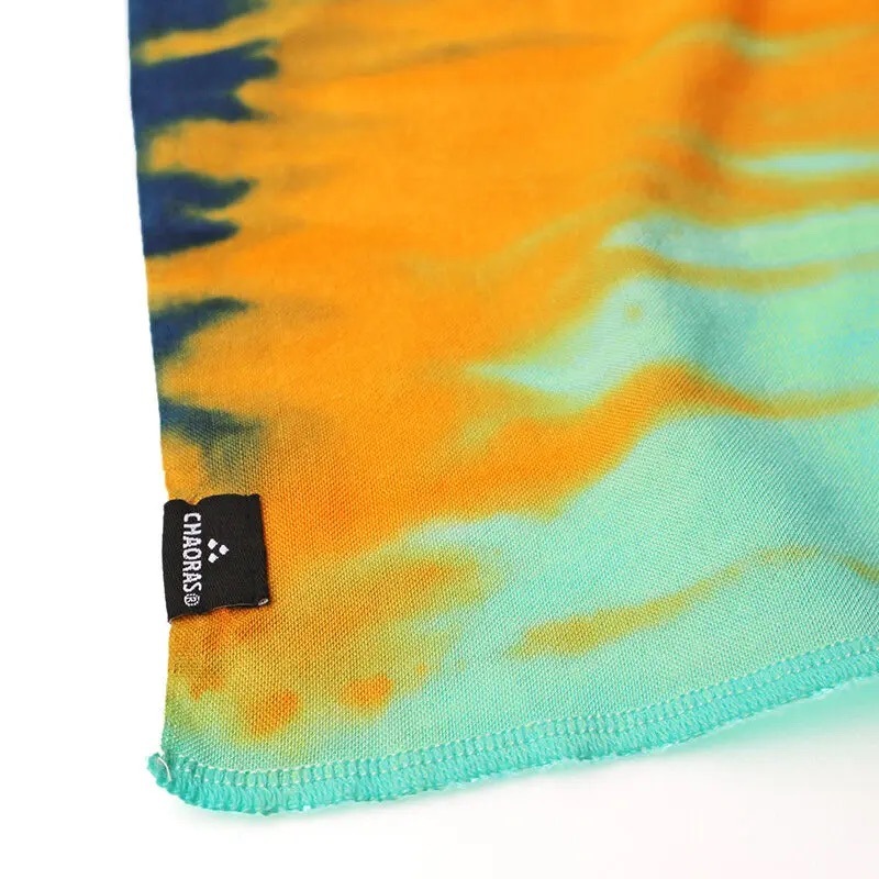 CHAORAS チャオラス スポーツてぬぐい　ダイダイ/ターコイズオレンジ