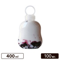 ゴード 400ml ドリンクボトル 白フタ付き 【100個入】