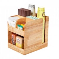 ウッドシリルディスペンサー7口|ウッド|カフェグッズ