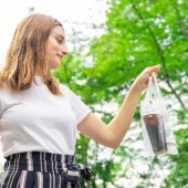 テイクアウト ポリバッグ透明 500枚|テイクアウトバック