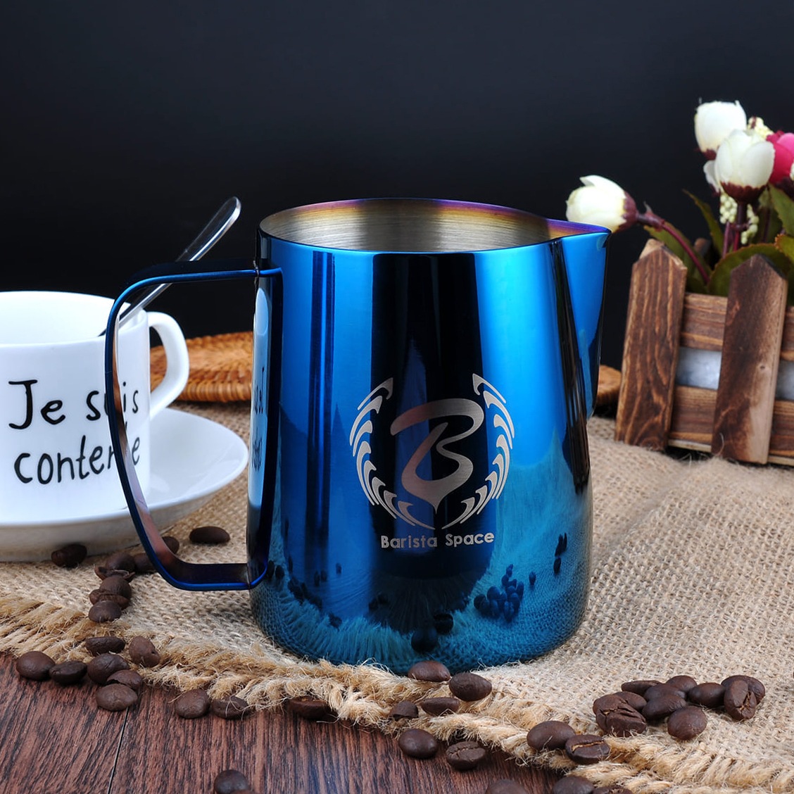 BARISTA SPACE �ߥ륯�ԥå��㡼600ml �֥롼