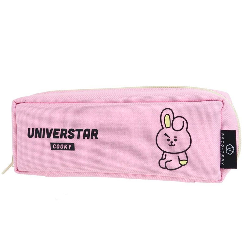 BT21 ペンケース パコトレー COOKY ペンケース 大容量 シンプル おしゃれ 女子 筆箱 中学生 小学生 高校生 新生活 入学準備 入学祝い|文具