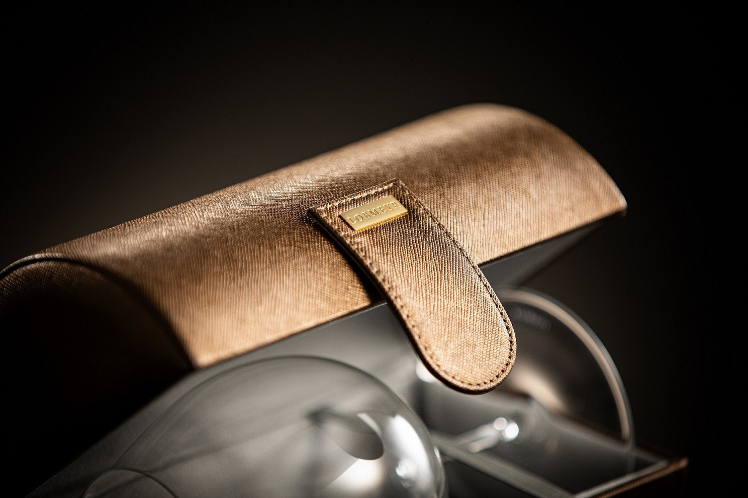 バレリーナ ワイングラスⅢ ダークゴールドケース セット（グラス１脚+ケース） ロブマイヤー LOBMEYR　ギフトにおすすめ