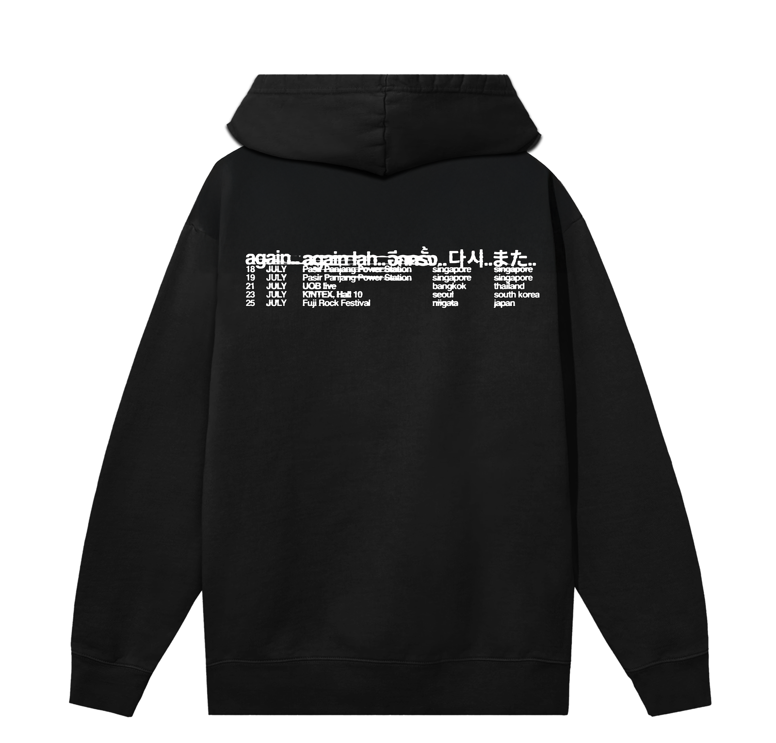 again tour hoodie (limited dates)