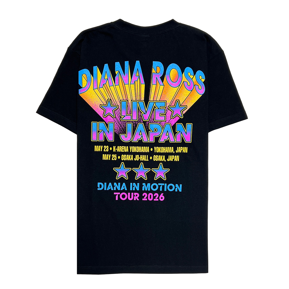 DIANA ROSS/MINDBLOWING JAPAN BLACK TEE(2026) | ROCK ONE