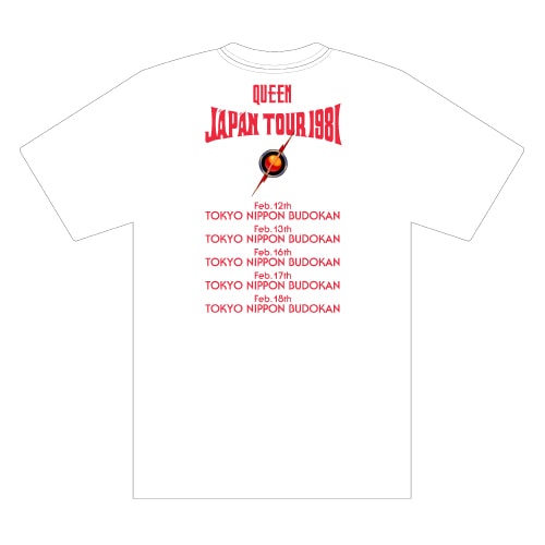 QUEEN/来日当時のライブイメージ Tシャツ 1981 | ROCK ONE