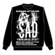 mao/OVER SIZE SWEAT (black)