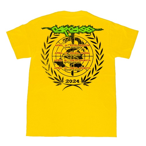 CARCASS /Eyeball Skull Yellow Tee