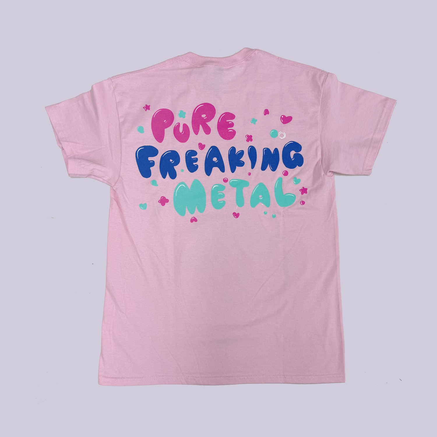 ARCH ENEMY / RAINBOW TEE (LIGHT PINK)