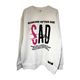 OVER SIZE SWEAT��WHITE��		