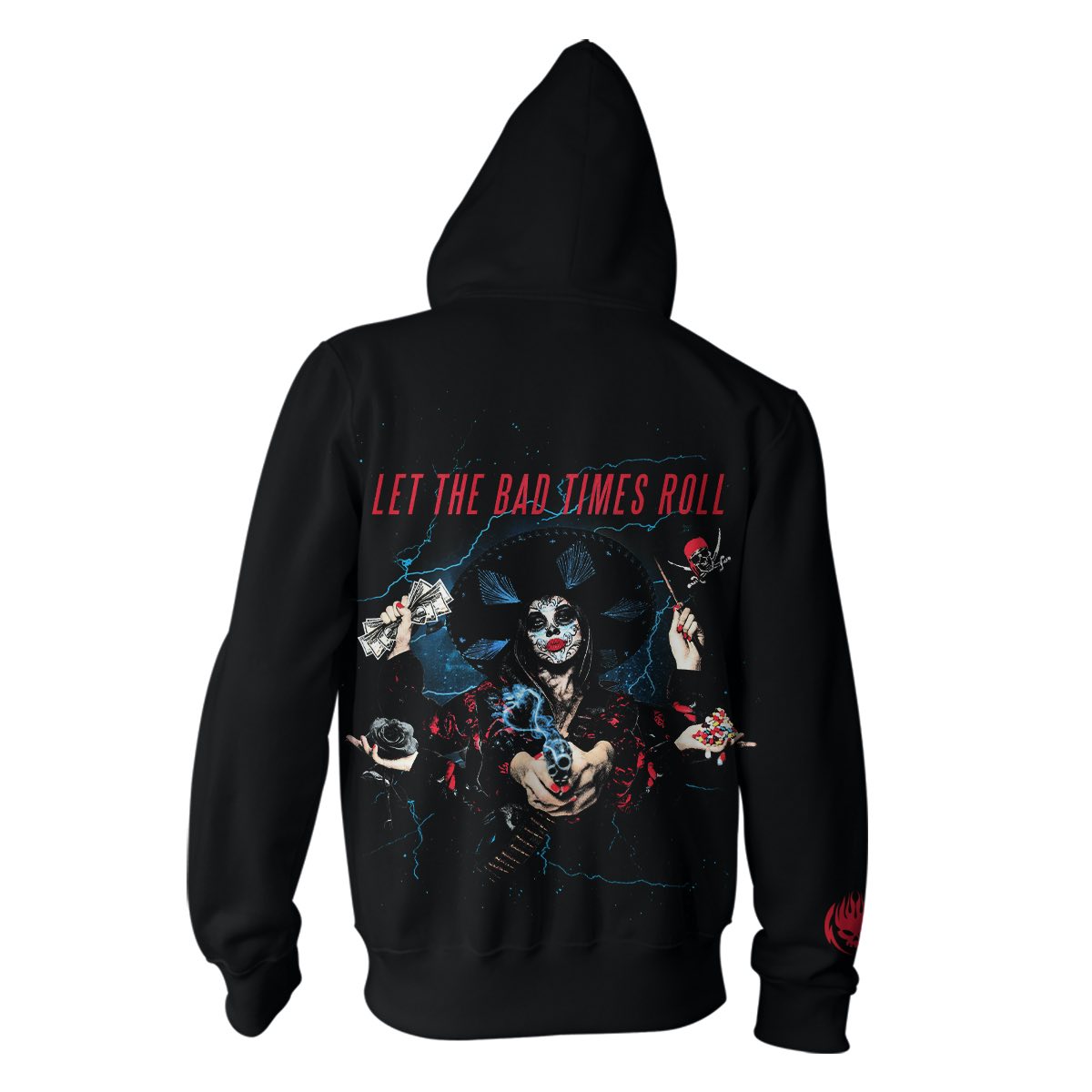 THE OFFSPRING / Bad Times Black Pullover Hood