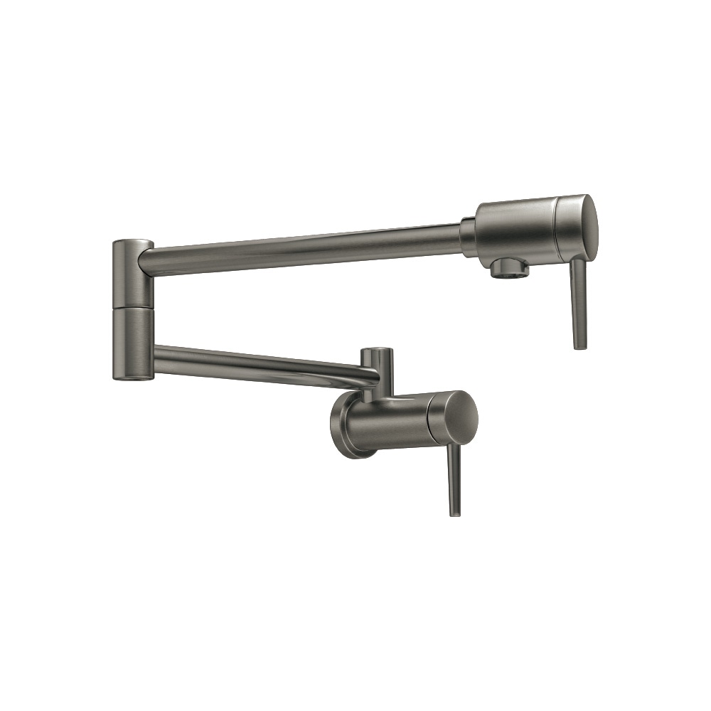 Contemporary wall Mount（コンテンポラリー) ポット・フィラー｜ブラックステンレス＜1165LF-KS＞