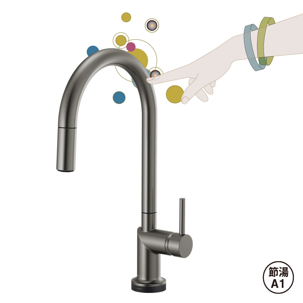 Odin（オーディン）【タッチ水栓】｜ルグゼスチール＜64075LF-SLLHP-HLK175-SL＞