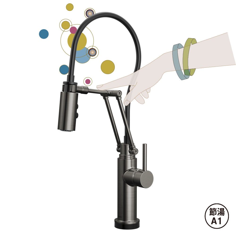 Odin Articulating（オーディン アーティキュラティング）【タッチ水栓】｜ルグゼスチール＜64221LF-SLLHP-HLK175-SL＞