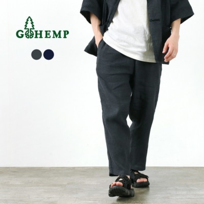 【期間限定！クーポンで10%OFF】GOHEMP（ゴーヘンプ） ニューデイ パンツ / メンズ / イージーパンツ / 9分丈 / ヘンプ 麻 / コットン 綿 / GHP1135LND / NEW 