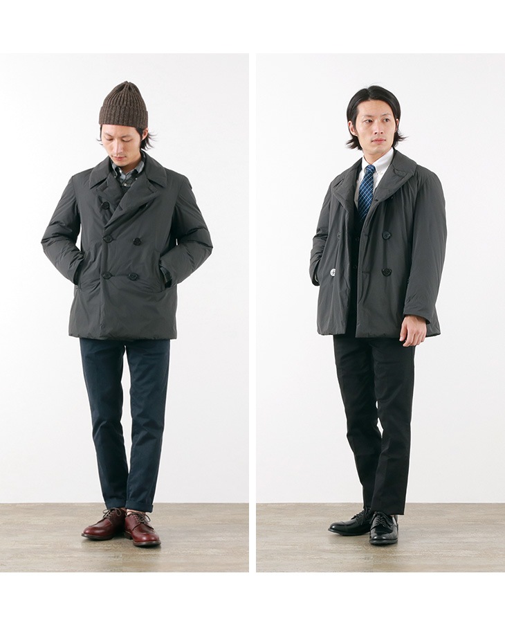 50 Off Fidelity フィデリティ ダウン Pコート ソロテックス メンズ Down Pea Coat Solotex セール アウター ダウンジャケット コート Rococo ロココ 通販 メンズファッション