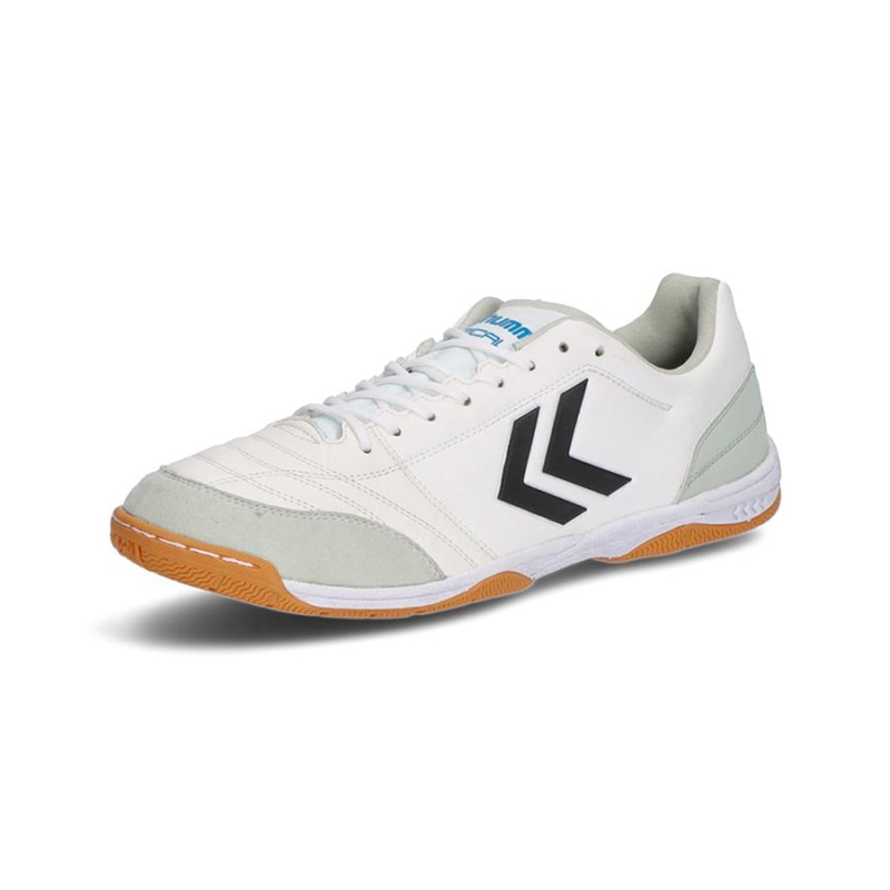 hummel ARICALE フットサルシューズ ホワイト/ブルー hummel ARICALE フットサルシューズ ホワイト/ブルー