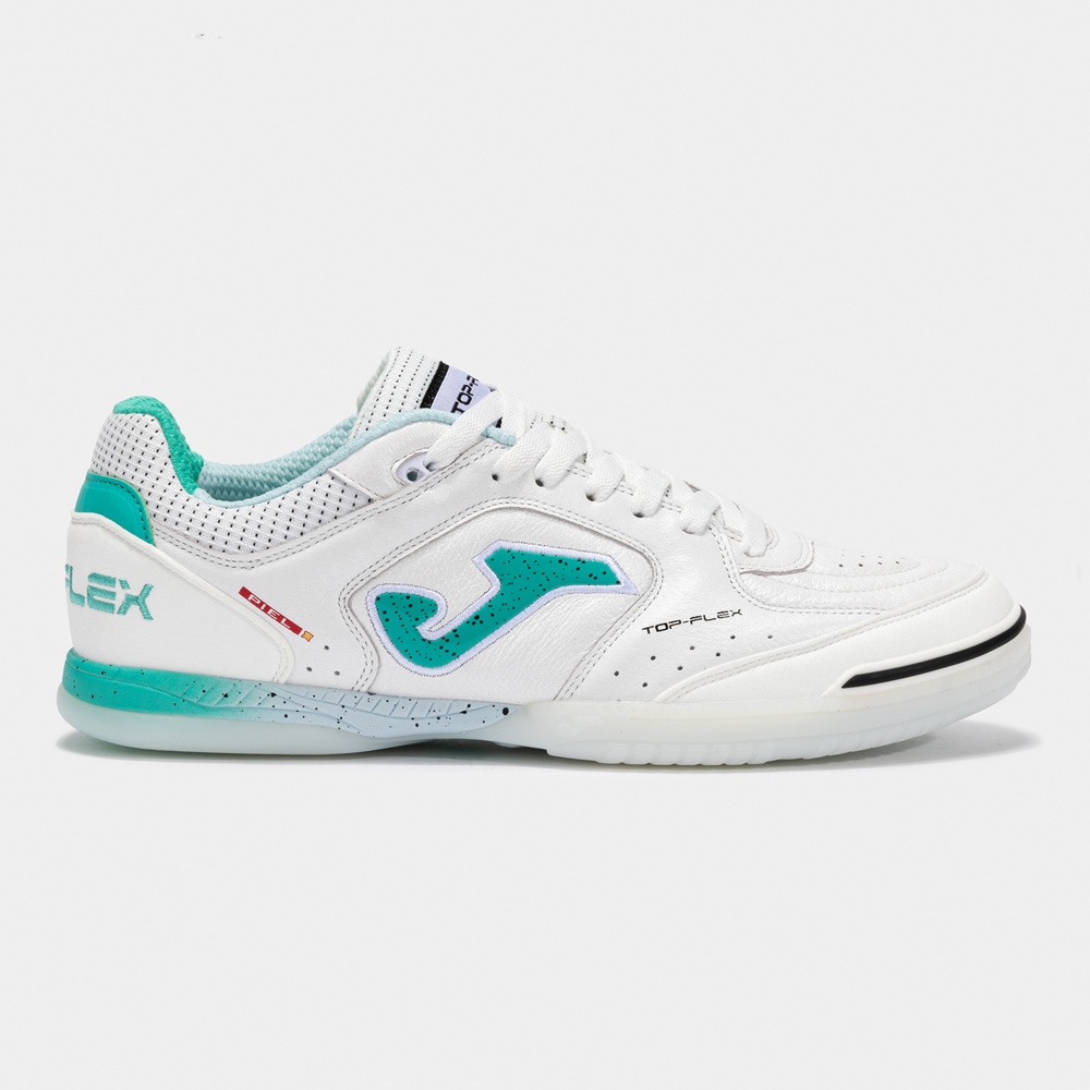 JOMA/ホマ フットサルシューズ TOP FLEX 2502 BLANCO TURQUESA